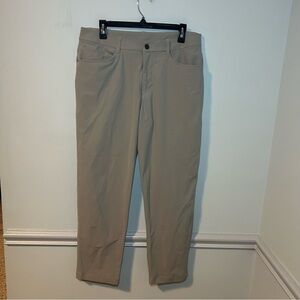 Lululemon Tofino Sand Tan ABC Classic Pants Size 33 Men’s